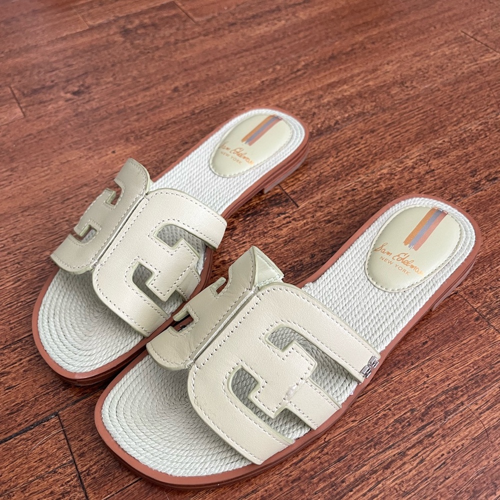 Sam Edelman Bay Slide Sandal in Pistachio size 5